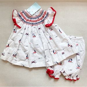 Petit Bebe Sail Boat 2 piece set